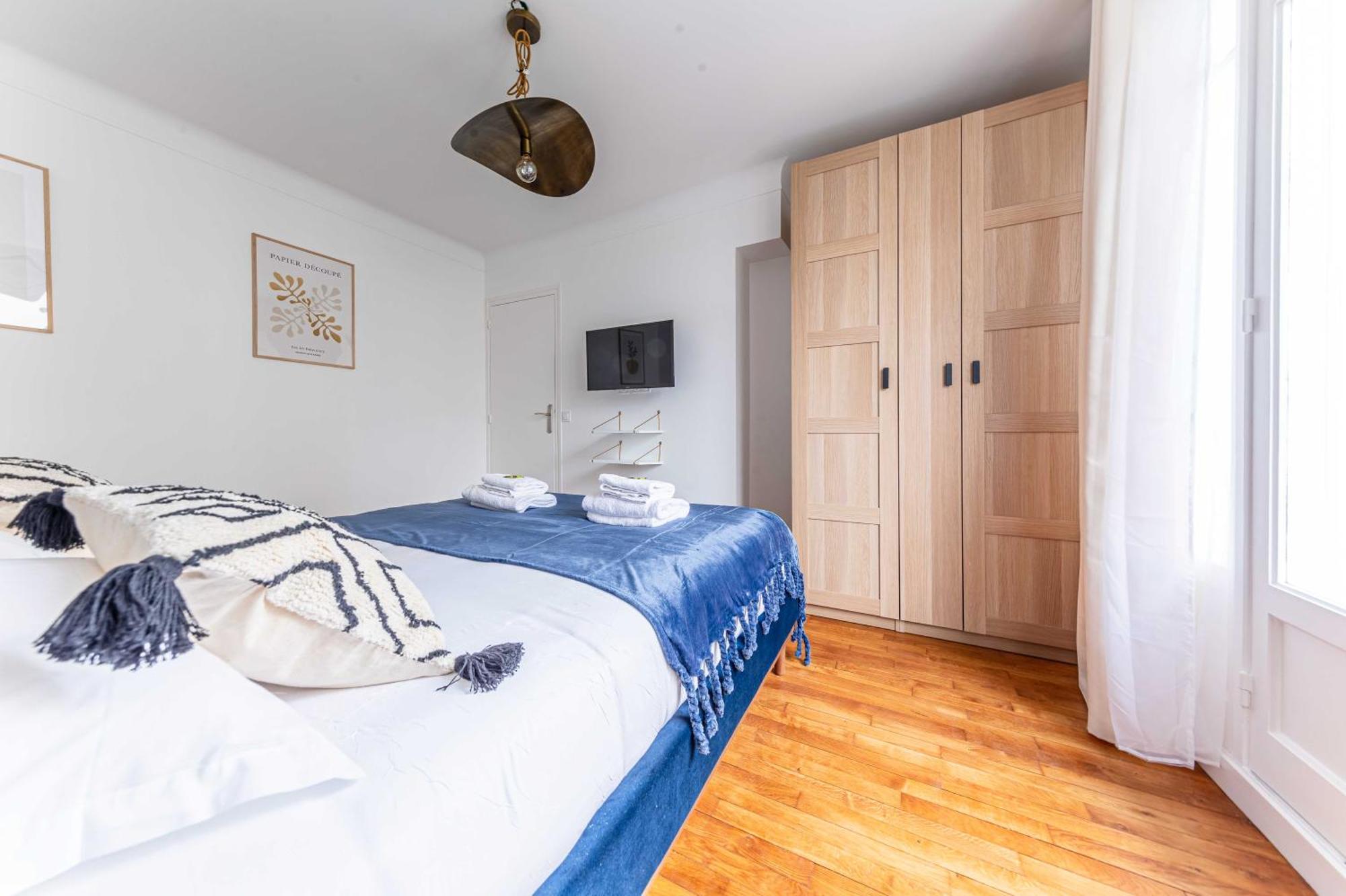 Bright & Charming Apartment - 1Br-4P - Montmartre Париж Экстерьер фото